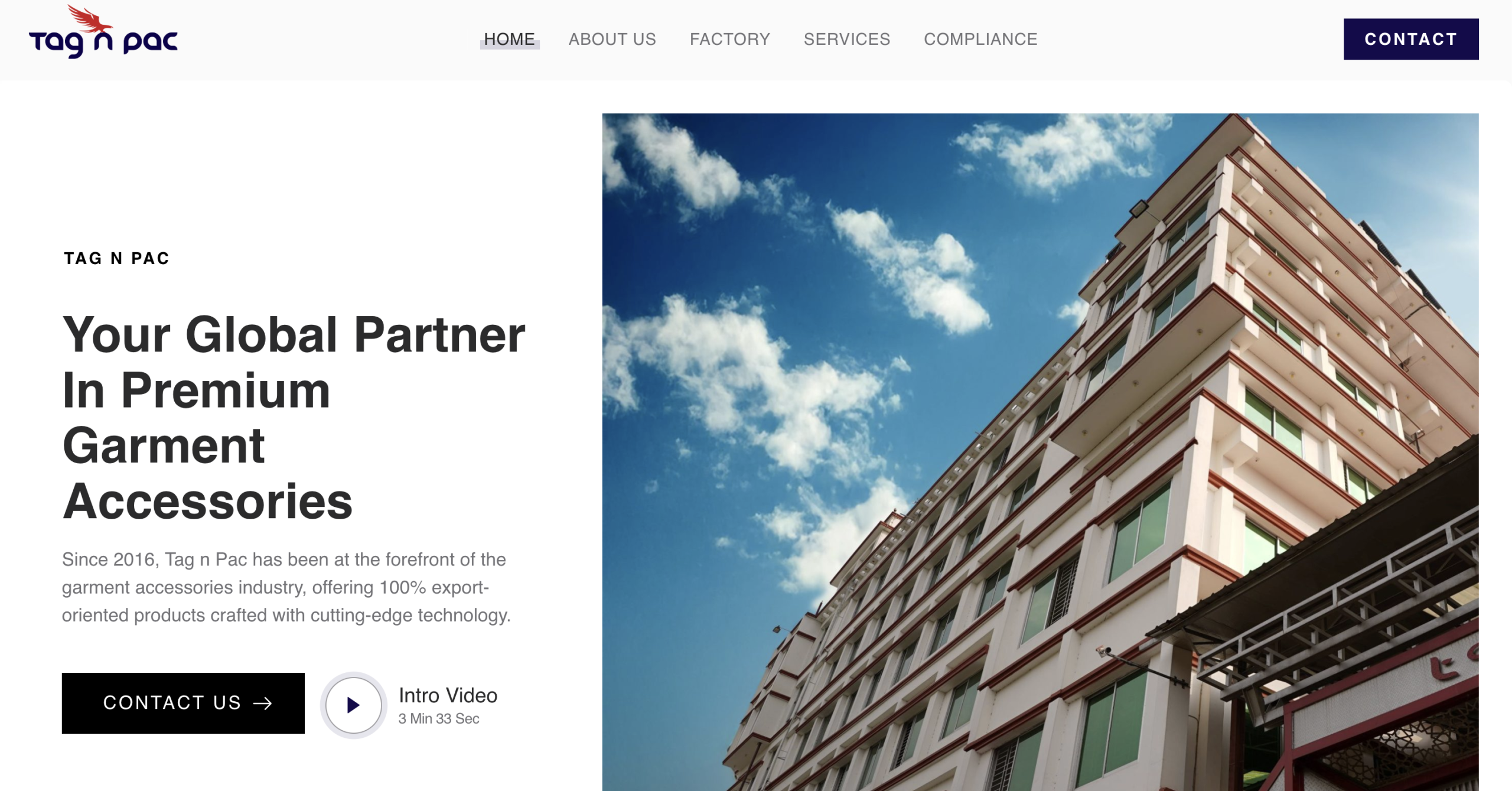 TagNPac – Industrial B2B Digital Presence and Product Catalog